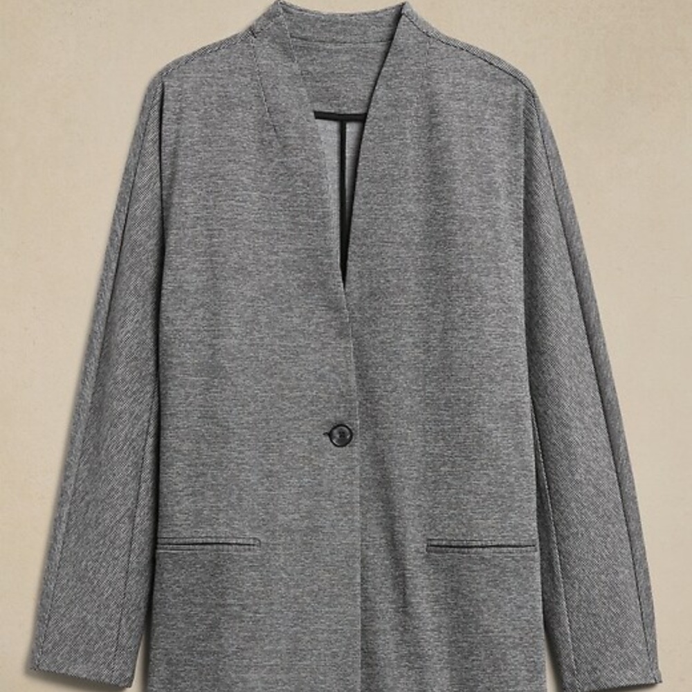 Banana republic NAILHEAD TEXTURED BLAZER